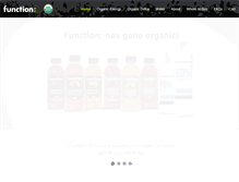 Tablet Screenshot of functiondrinks.com